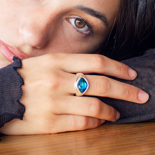 Apple Ring Blue