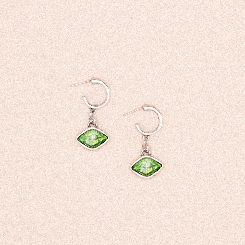 Apple Earrings Green