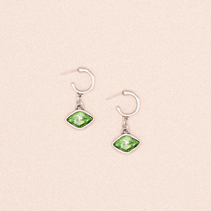 Apple Earrings Green