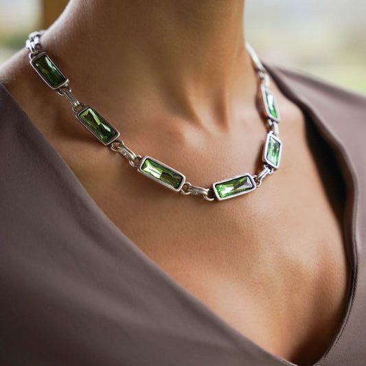 Gwynevere Necklace - Green