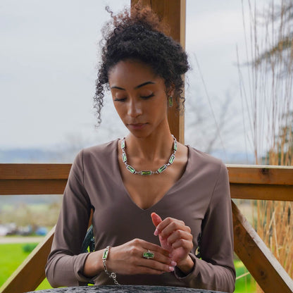 Gwynevere Necklace - Green