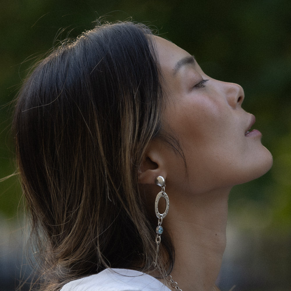Octavia Earrings - Blue