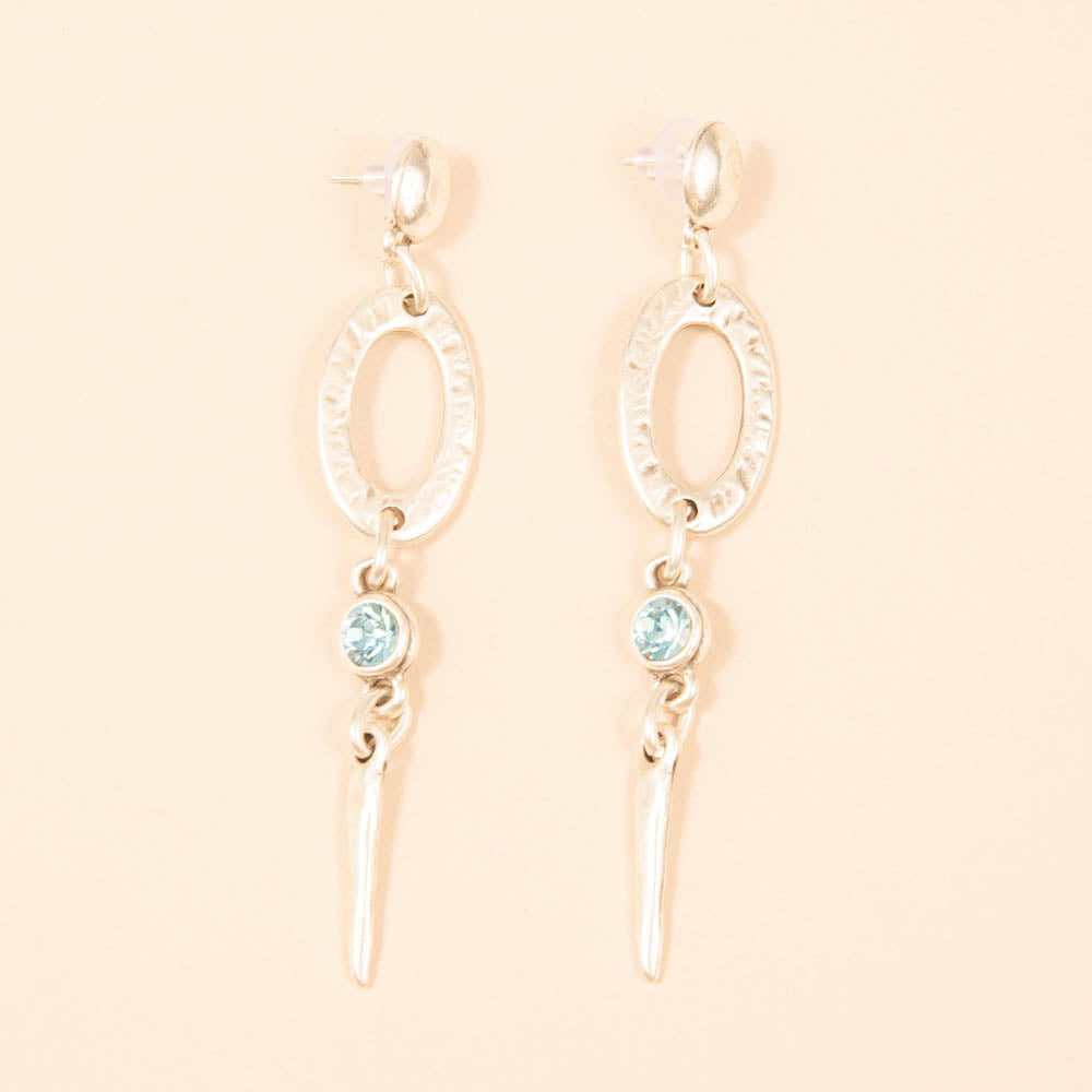 Octavia Earrings - Blue