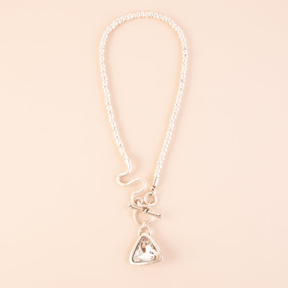 Naomi Necklace - Crystal Clear